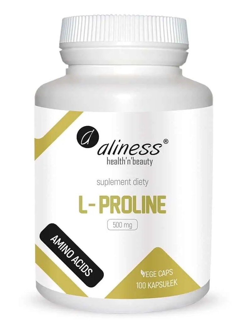 ALINES L-Proline 500 mg 100 vegetariánskych kapsúl
