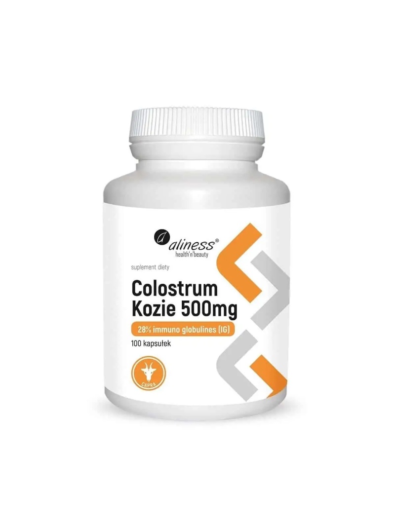ALINESS kozie kolostrum (podpora červenej mikroflóry) 28% GI 500 mg 100 kapsúl