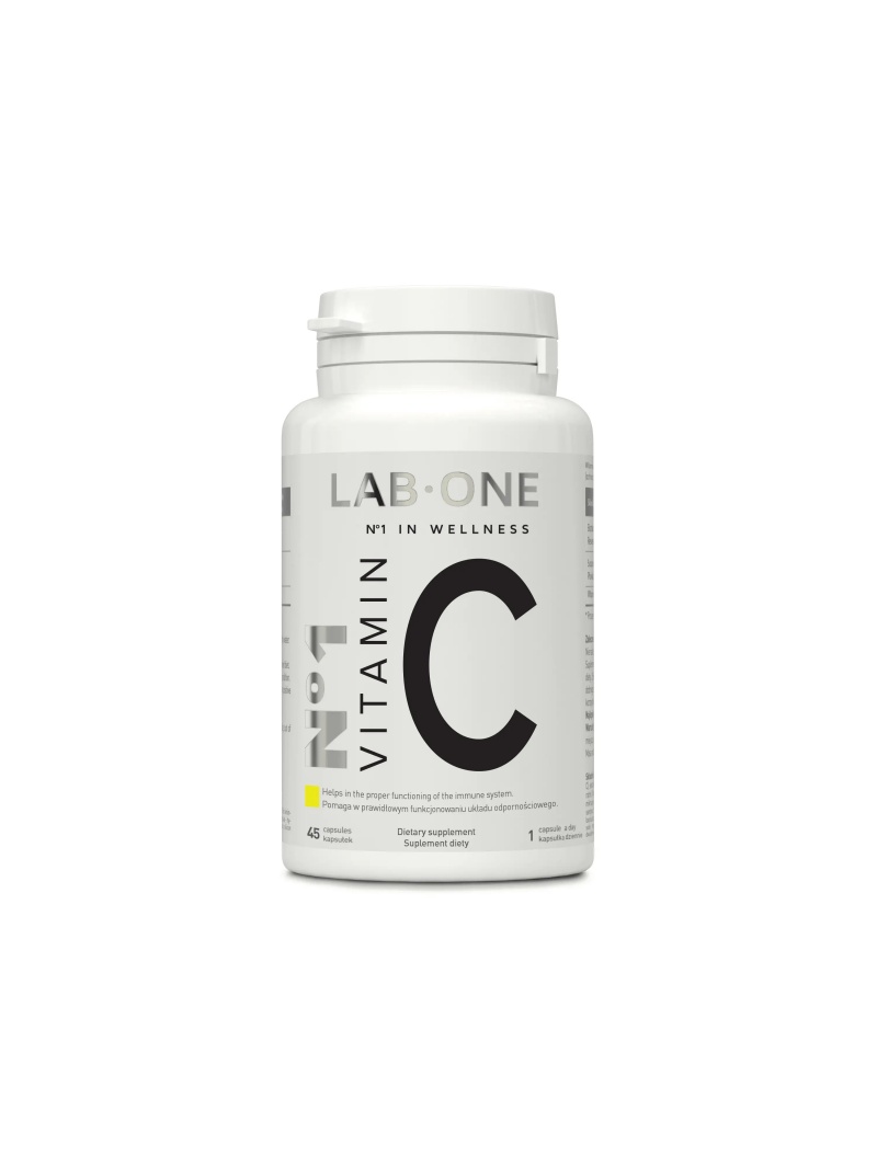 LAB ONE N°1 Vitamín C (vitamín C, Imunita) 1000 mg 45 kapsúl