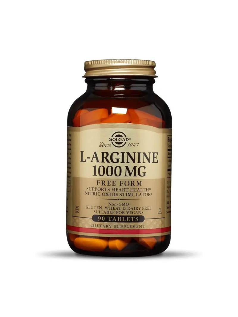 SOLGAR L-Arginín 1000 mg 90 vegetariánskych tabliet