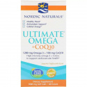 NORDIC NATURALS Ultimate Omega + CoQ10 100 mg (Omega-3, Coenzým Q10) 60 mäkkých kapsúl