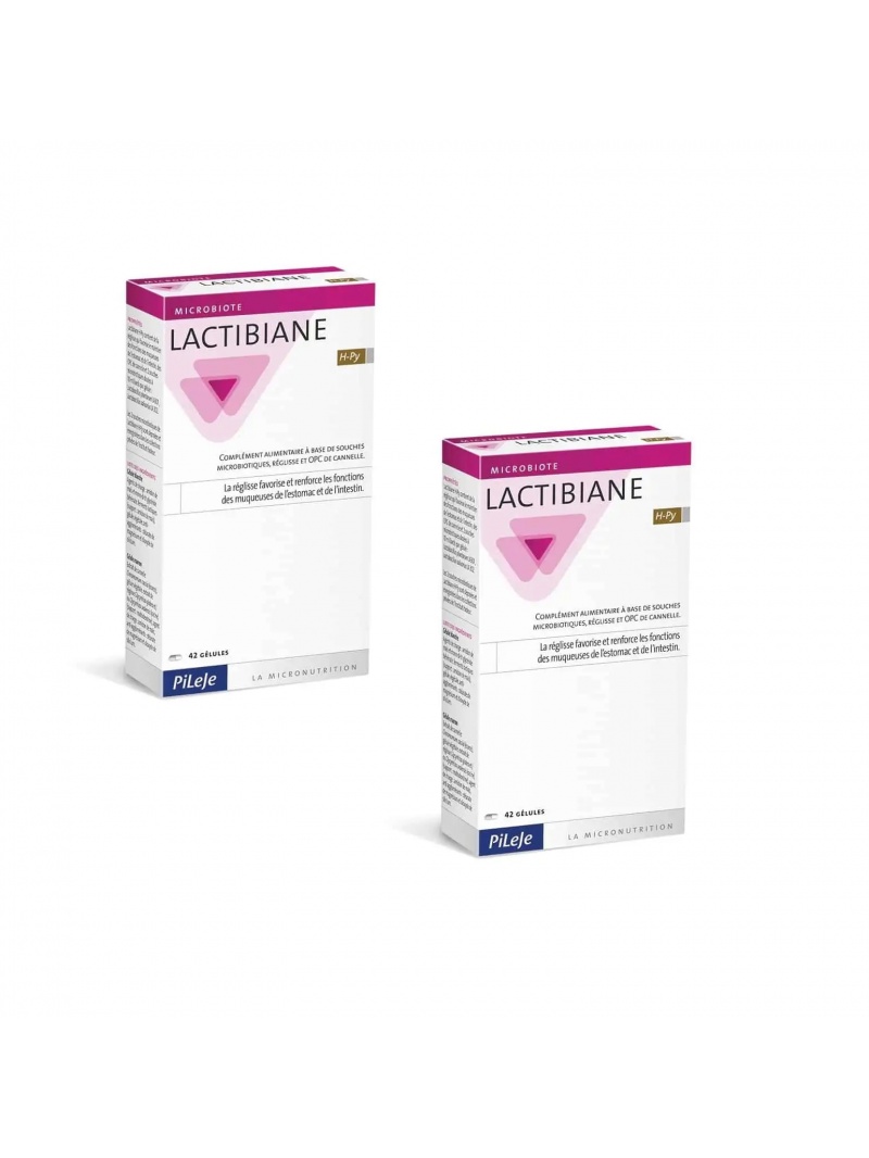 PiLeJe Lactibiane H-Py Helicobacter pylori (Helicobacter - Probiotická podpora červenej bakteriálnej flóry) 2 x 42 kapsúl