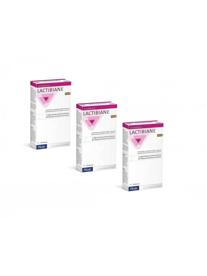 PiLeJe Lactibiane H-Py Helicobacter pylori (Helicobacter - probiotická podpora červenej bakteriálnej flóry) 3 x 42 kapsúl