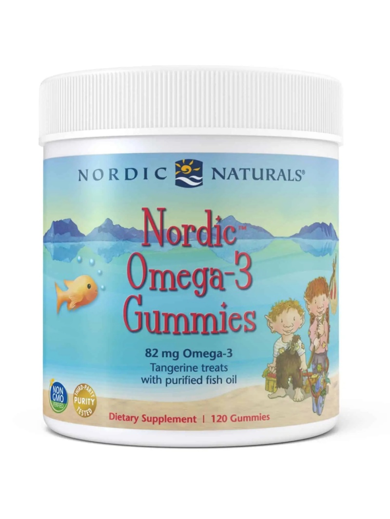 NORDIC NATURALS Nordic Omega-3 Gummies (Omega-3 EPA DHA pre deti 2+) 120 kusov