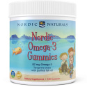 NORDIC NATURALS Nordic Omega-3 Gummies (Omega-3 EPA DHA pre deti 2+) 120 kusov