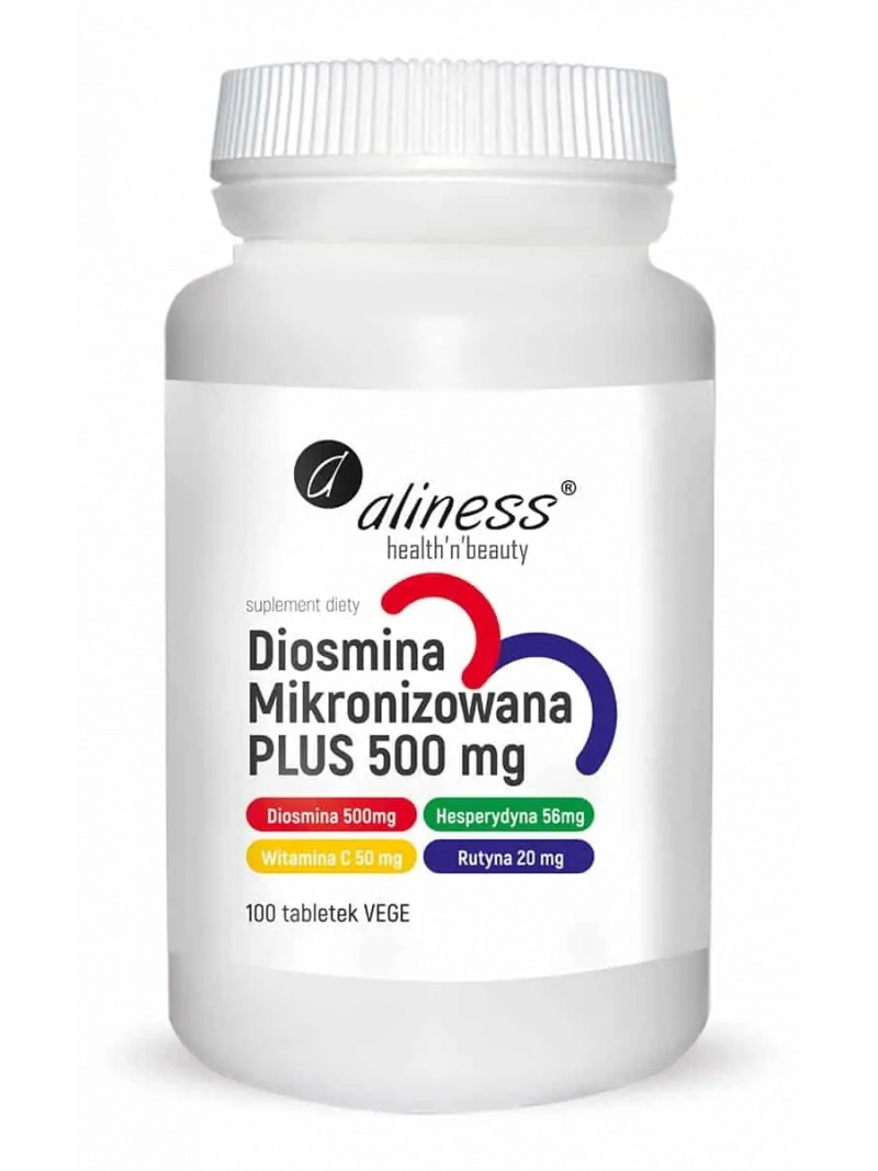 ALINESS Mikronizovaný Diosmin PLUS 500 mg 100 vegetariánskych kapsúl