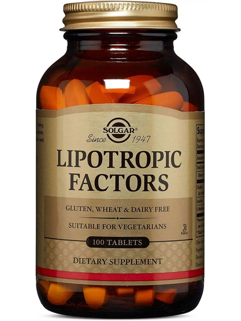 Solgar Lipotropic Factors 100 tabliet