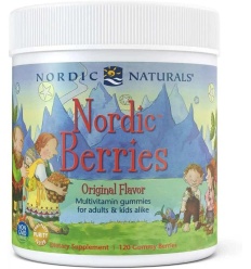 NORDIC NATURALS Multivitamín Nordic Berries (Bezlepkový multivitamín pre deti a dospelých) Originálna príchuť 120 želé