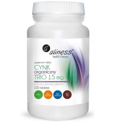 ALINESS Organic Zinc Trio 15 mg (Imunita) 100 tabliet