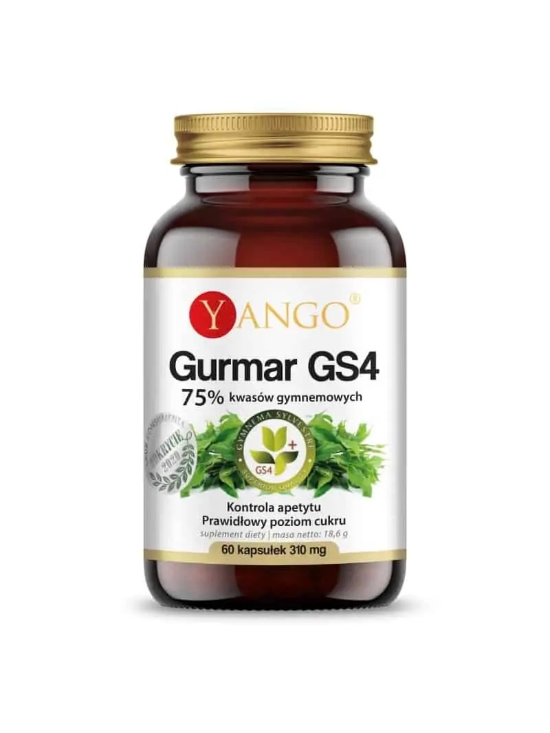 YANGO Gurmar GS4 (75 % gymnemických kyselín) 60 vegetariánskych kapsúl