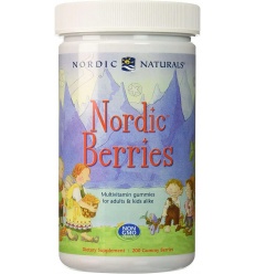 NORDIC NATURALS Multivitamín Nordic Berries (Bezlepkový multivitamín pre deti a dospelých) Originálna príchuť 200 želé