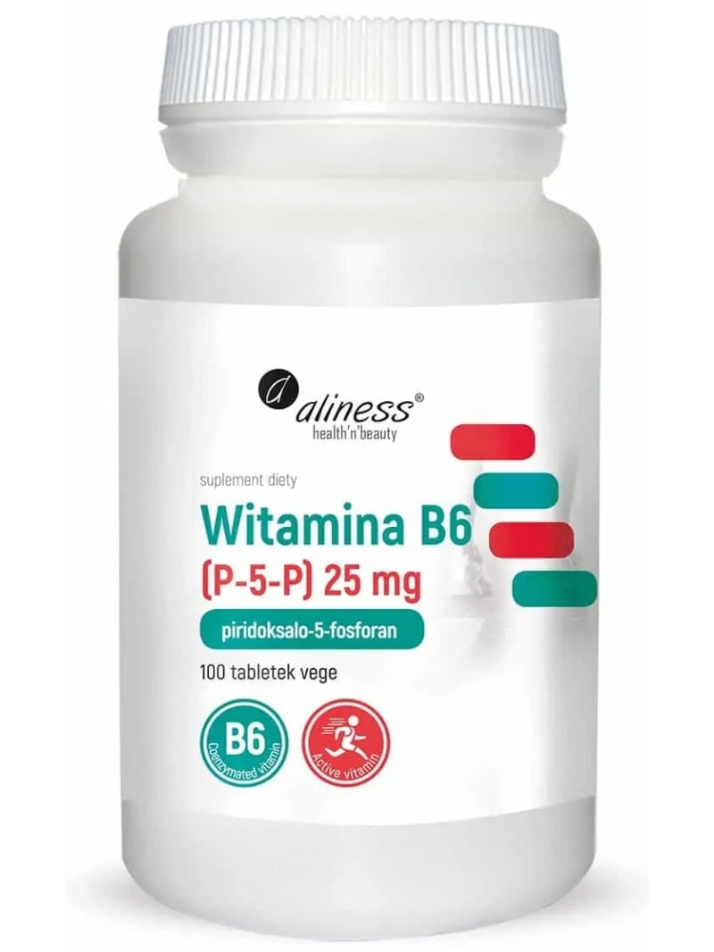 ALINESS Vitamín B6 (P-5-P) 25 mg 100 vegetariánskych tabliet