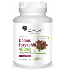 ALINESS Coleus Forskohlii 400 mg (žihľava indická) 100 vegetariánskych kapsúl