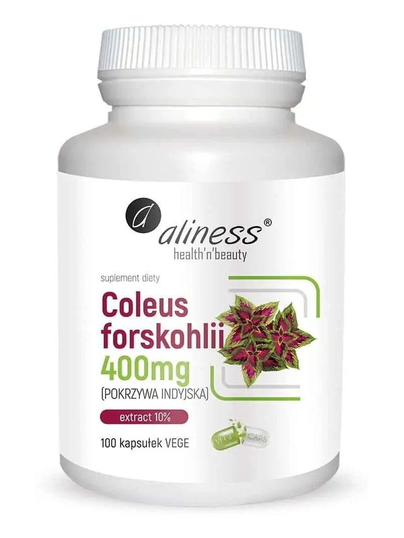 ALINESS Coleus Forskohlii 400 mg (žihľava indická) 100 vegetariánskych kapsúl