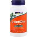 NOW FOODS L-OptiZinc (imunitný zinok s metionínom) 100 vegetariánskych kapsúl