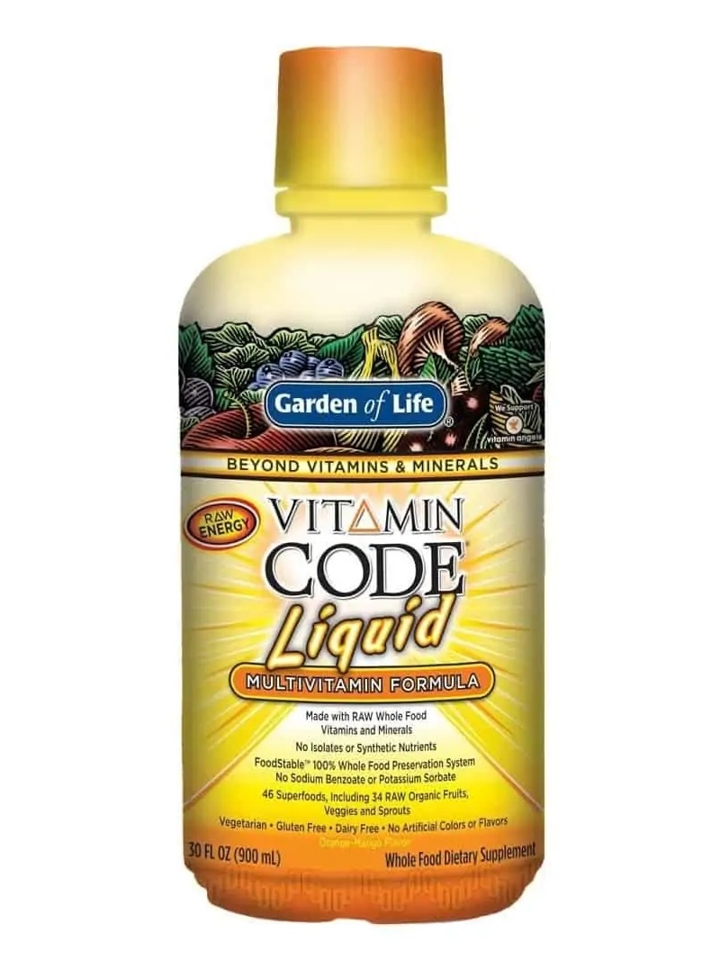 GARDEN OF LIFE Vitamin Code Tekutý multivitamín 900ml Orange Mango