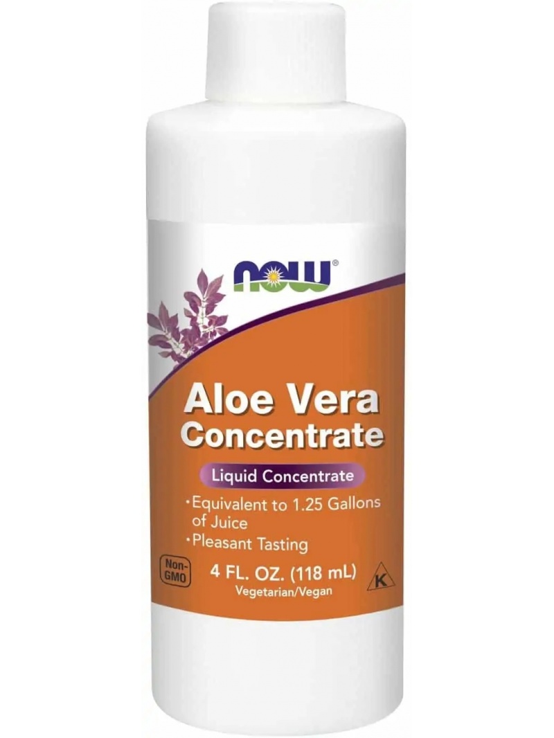 NOW FOODS Aloe Vera Concentrate (Aloe Leaf Concentrate) 118 ml