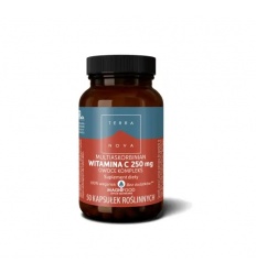 TERRANOVA Multiascorbate Vitamin C 250mg Fruit Complex 50 zeleninových kapsúl