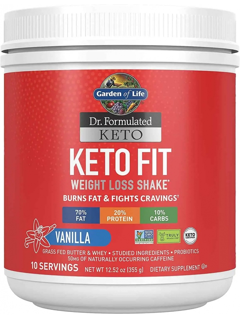 ZÁHRADA ŽIVOTA Dr. Formulovaný Keto Fit 355 g vanilka
