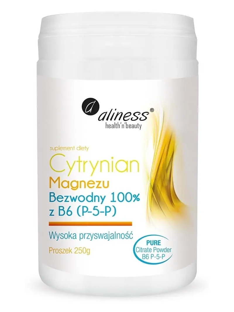 ALINESS Citran horečnatý bezvodý 100% s B6 (P-5-P) 250g