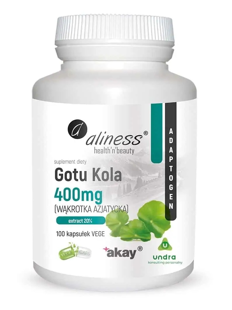 ALINESS Gotu Kola (Centella asiatica) 400 mg 100 vegetariánskych kapsúl