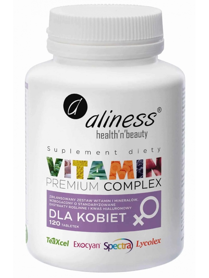 ALINES Prémiový vitamínový komplex pre ženy 120 vegetariánskych tabliet