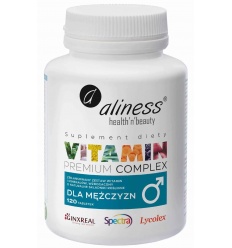 ALINES Premium vitamínový komplex pre mužov 120 vegetariánskych tabliet