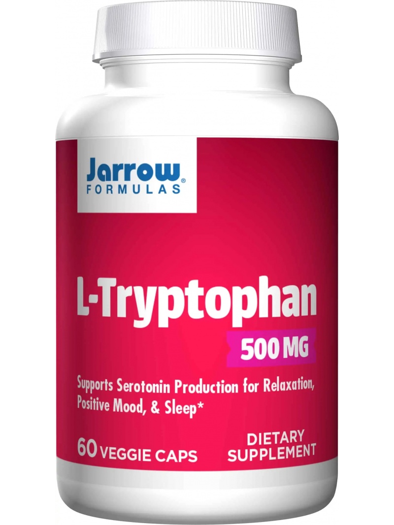 JARROW FORMULAS L-Tryptofán 500 mg (L-Tryptofán) 60 vegetariánskych kapsúl