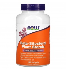 NOW FOODS Beta-sitosterol Rastlinné steroly (kardiovaskulárne zdravie) 180 mäkkých gélov