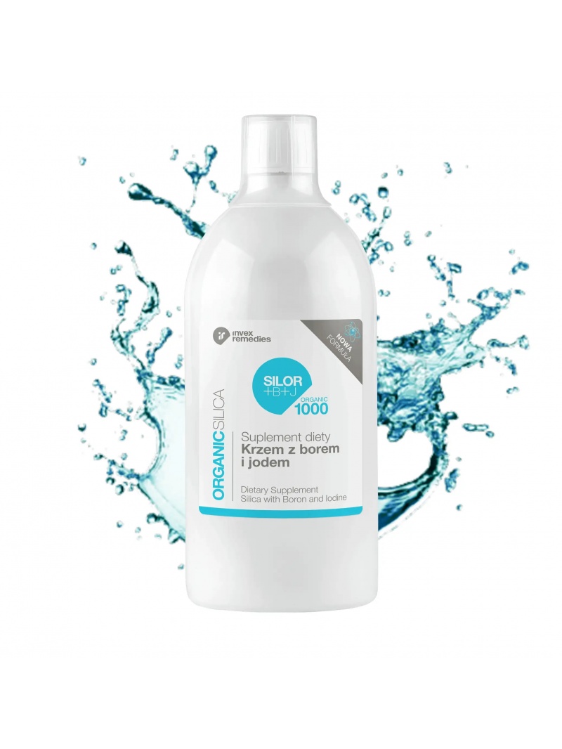 INVEX REMEDIES Krém s bórom a jódom Silor+B+J Organic 1000ml