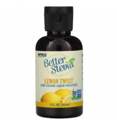 NOW FOODS BetterStevia Liquid Lemon Twist (bez kalórií) 59 ml