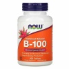 NOW FOODS Vitamín B-100 (komplex vitamínu B) 100 vegetariánskych tabliet