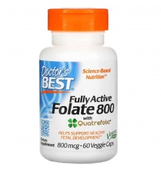 Najlepšie plne active folát 800 s Quatrefolic 800 mcg 60 vegetariánskych kapsúl od lekára