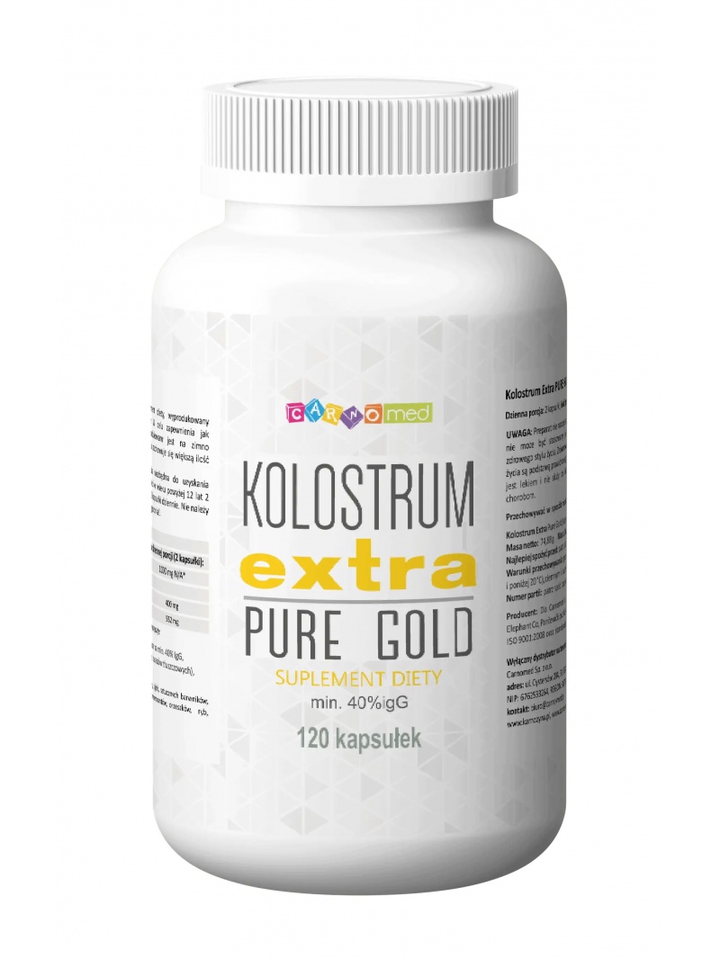 CARNOMED Colostrum Extra Pure Gold (Imunita) 90 kapsúl