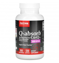 JARROW FORMULAS Q-absorb Co-Q10 100 mg (koenzým Q10) 120 mäkkých gél