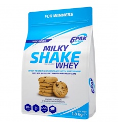 6PAK Nutrition Milky Shake Whey (srvatkový proteínový koncentrát) 1800 g čokolády