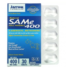 JARROW FORMULAS SAMe 400 S-adenosyl-L-metionín (S-adenosylmetionín) 30 tabliet