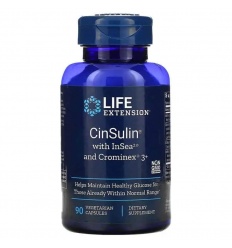 LIFE EXTENSION CinSulin s InSea2 & Crominex 3+ (regulácia hladiny cukru v krvi) 90 vegetariánskych kapsúl