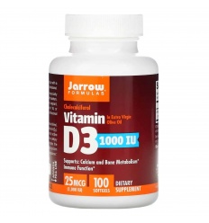 JARROW FORMULAS Vitamín D3 1000 IU (vitamín D3) 100 vrecúšok