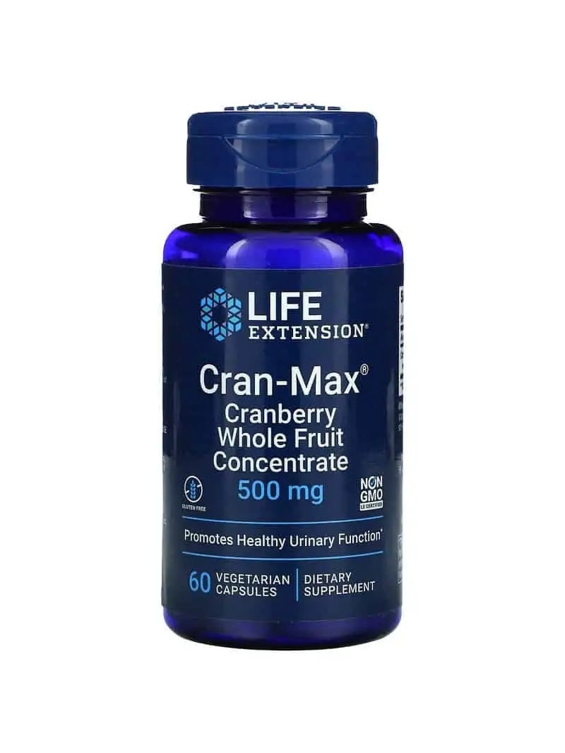 PREDŚENIE ŽIVOTA Cran-Max Brusnicový koncentrát s celým ovocím (silná šťava) 60 vegetariánskych kapsúl