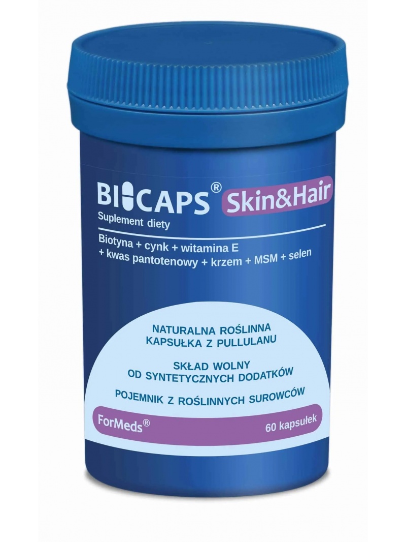 ForMeds Bicaps Skin&Hair (Vlasy, Pokožka a Nechty) 60 vegánskych kapsúl