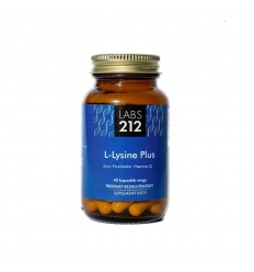 LABS212 L-Lysine PLUS (Lyzín Zinok + vitamín D) 45 vegetariánskych kapsúl