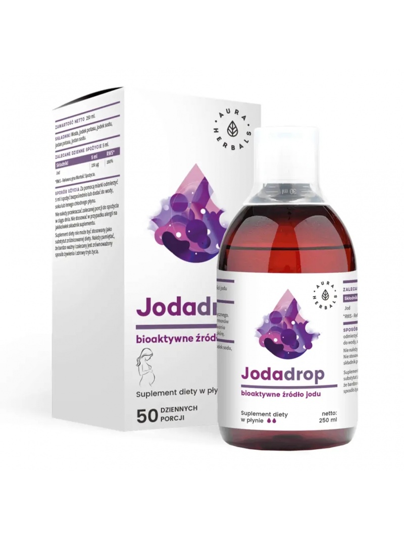 AURA HERBALS Iodadrop (zdroj bioaktívneho jódu) 250 ml