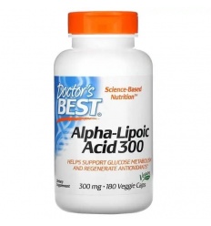 Lekárska best yselina alfa-lipoová kyselina 300 mg (alpha-lipoová kyselina) 180 vegetariánskych kapsúl