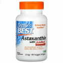 Doctor’s Best astaxantín s AstaReal 6 mg 90 vegetariánskych mäkkých gélov
