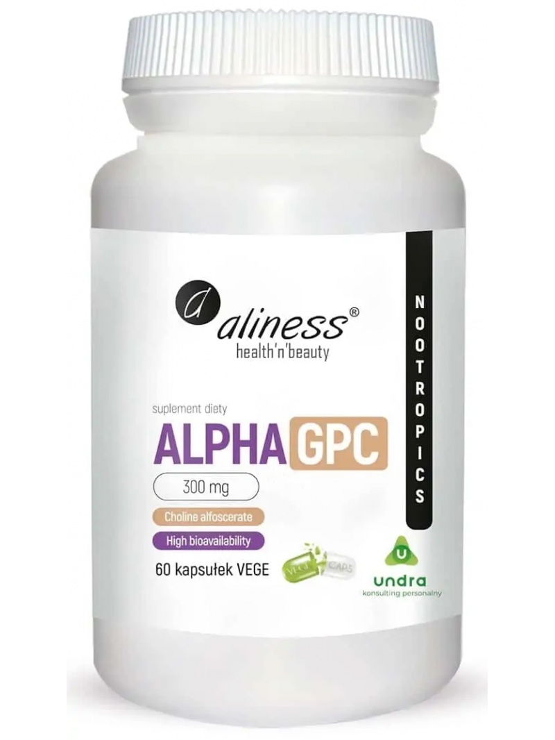 ALINESS ALPHA GPC 300 mg (cholín, nervový systém) 60 vegetariánskych kapsúl