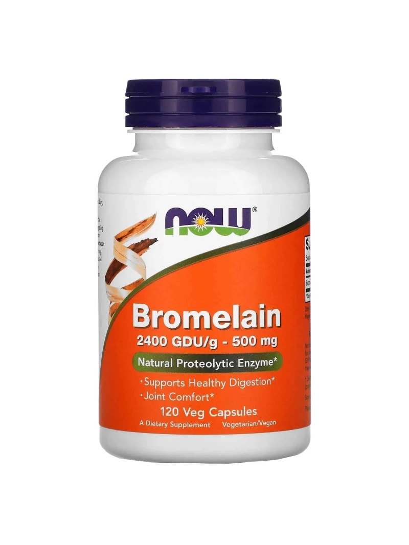 NOW FOODS Bromelain 500 mg (Bromelain) 120 vegetariánskych kapsúl