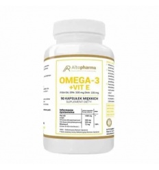 ALTO PHARMA Omega-3 + Vit E (vitamín E, EPA, DHA) 90 kapsúl