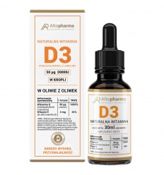 ALTO PHARMA Prírodný vitamín D3 2000IU 30ml