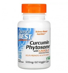 Lekársky najlepší kurkumínový fytozóm s Merivou 500 mg (fytozomálna kurkuma) 60 vegetariánskych kapsúl